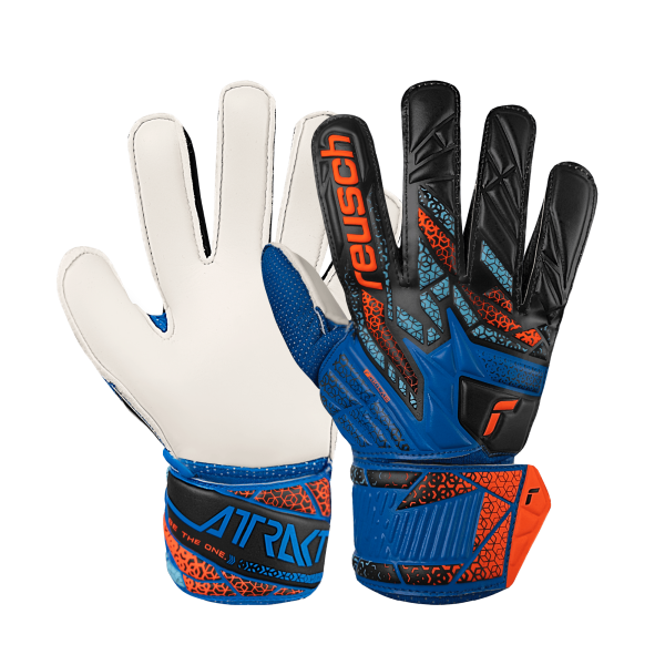 Reusch Attrakt Solid Junior 5572515 4467 blue orange 1